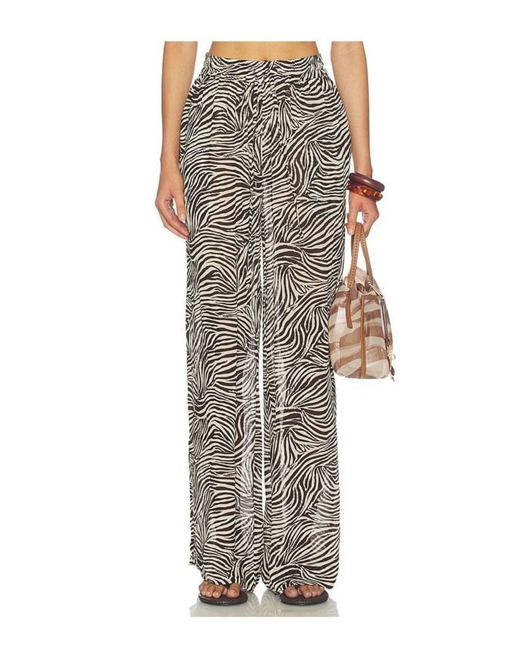 Nicholas Multicolor Lise Wide Legged Pants With Side Slits