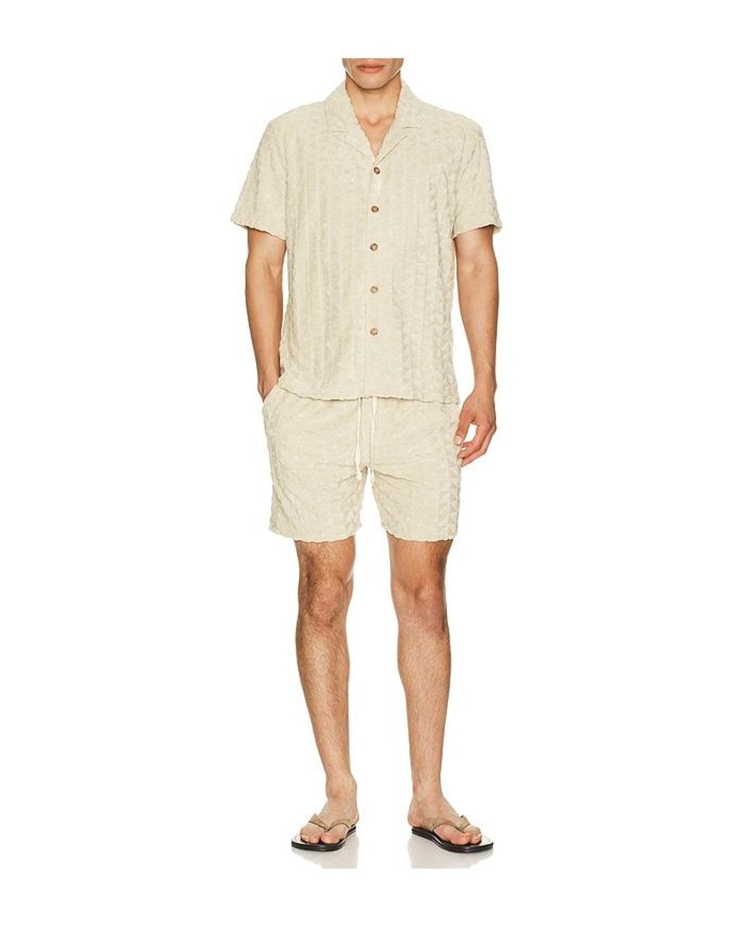 Marine Layer Natural Leo Terry Short for men