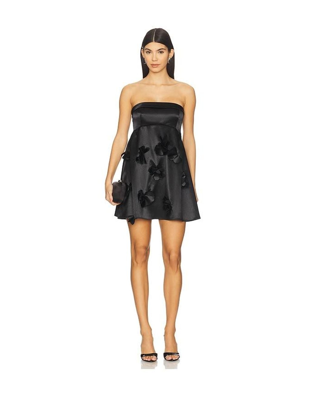Kika Vargas Black Tristin Dress