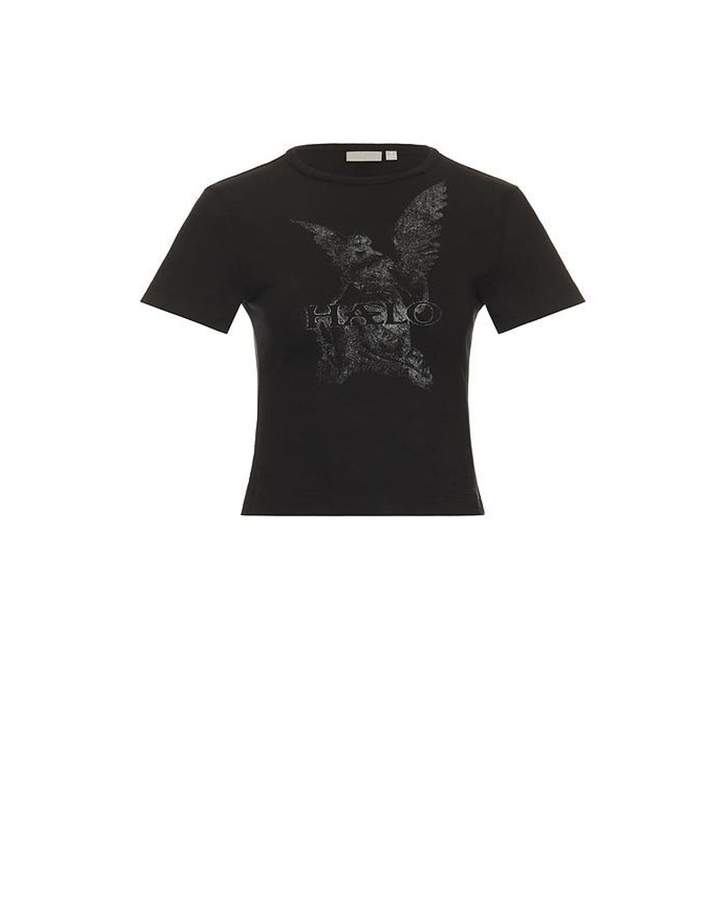 HAELO Black Angel Blur Baby Tee