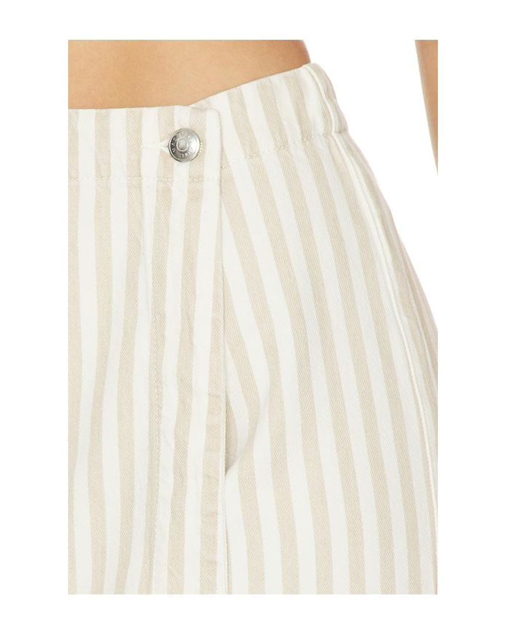 Madewell White Denim Wrap Mini Skort