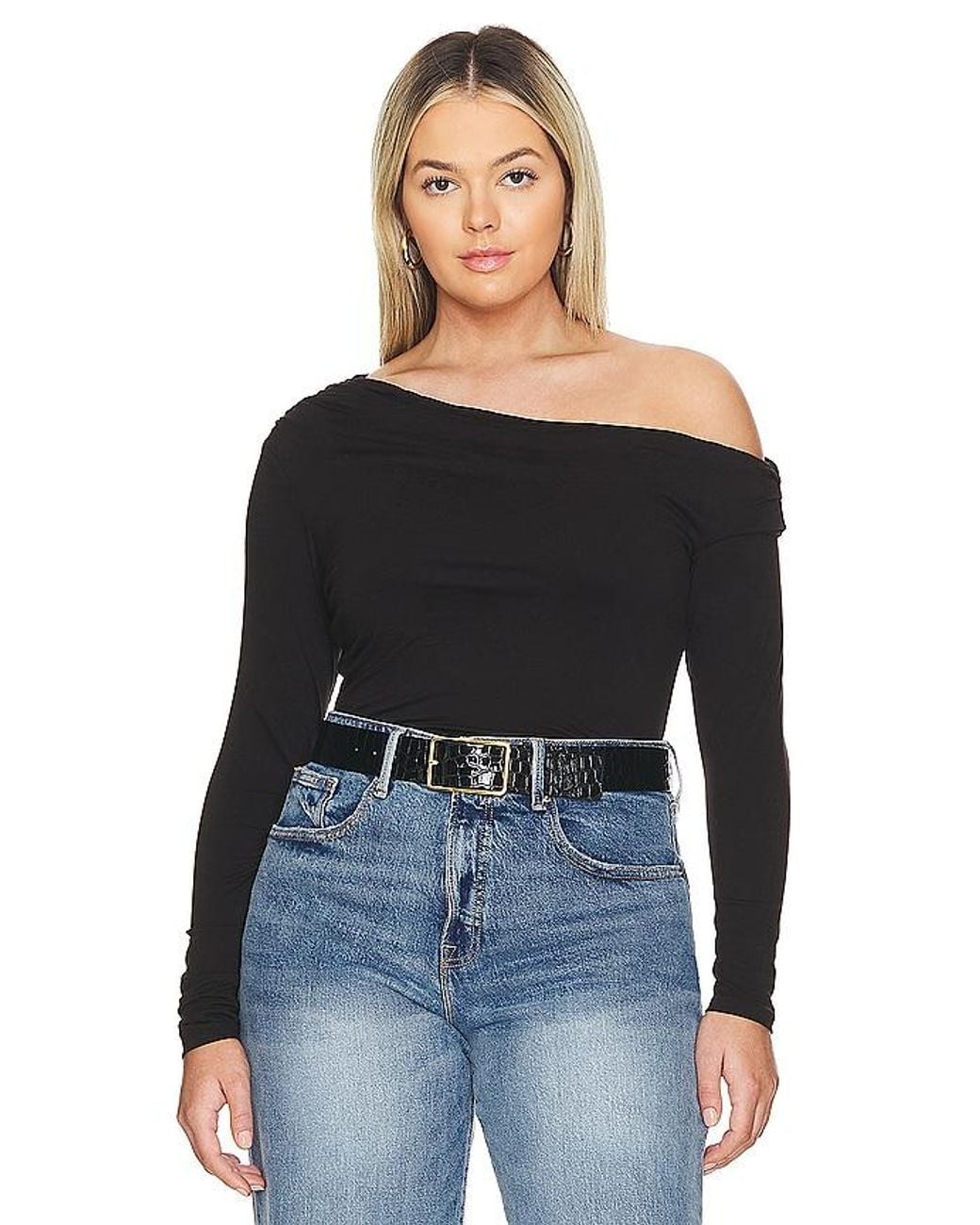 AFRM Black Bria Essential Top