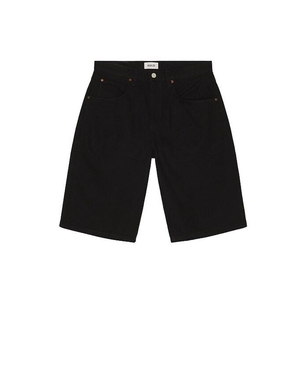 Agolde Black Fusion Skater Short for men