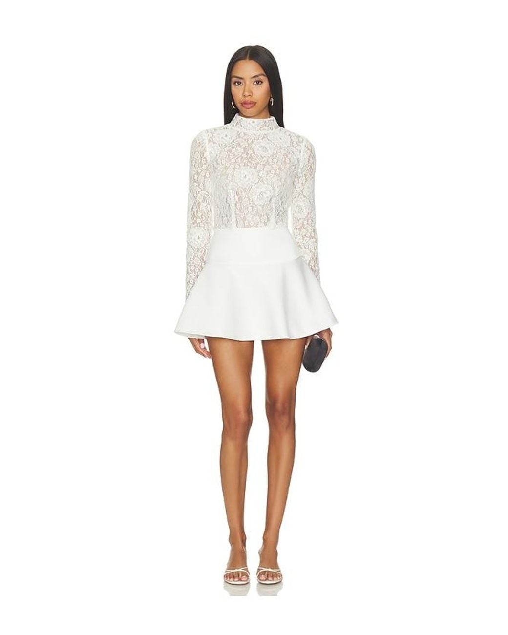 Lovers + Friends White Sadie Mini Dress