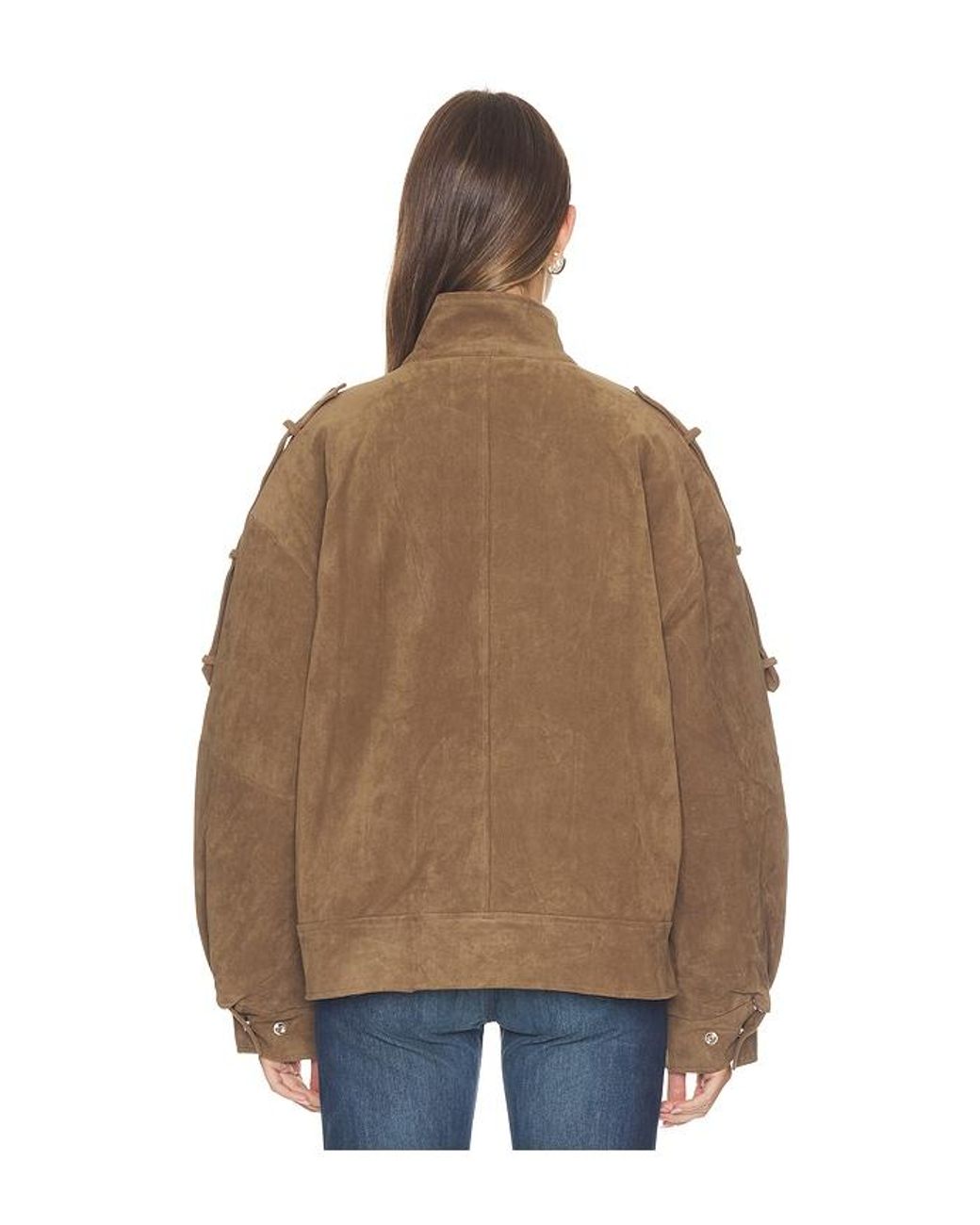 Source Unknown Blue Tova Bomber Jacket