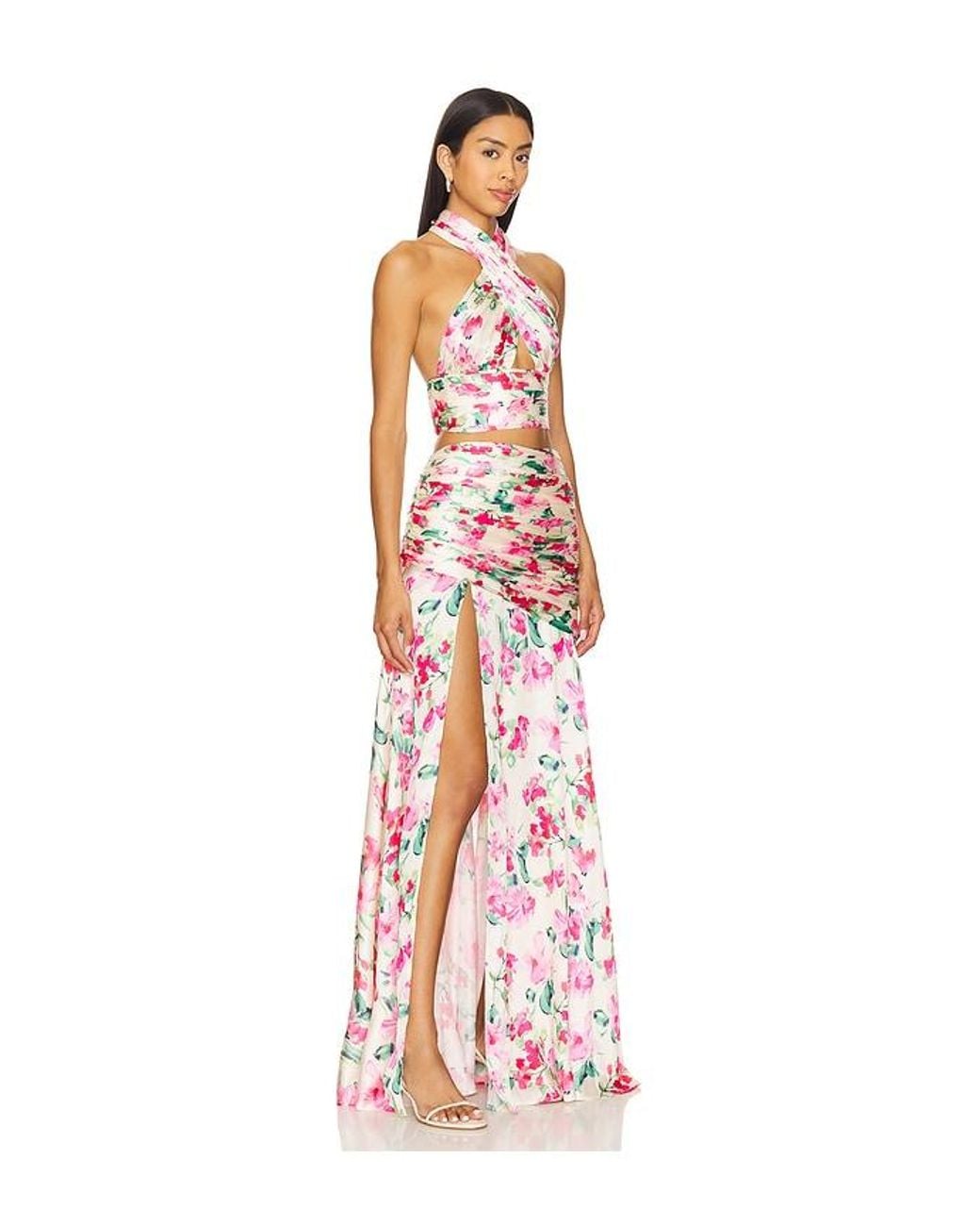 Bronx and Banco White X Revolve Cleopatra Floral Set