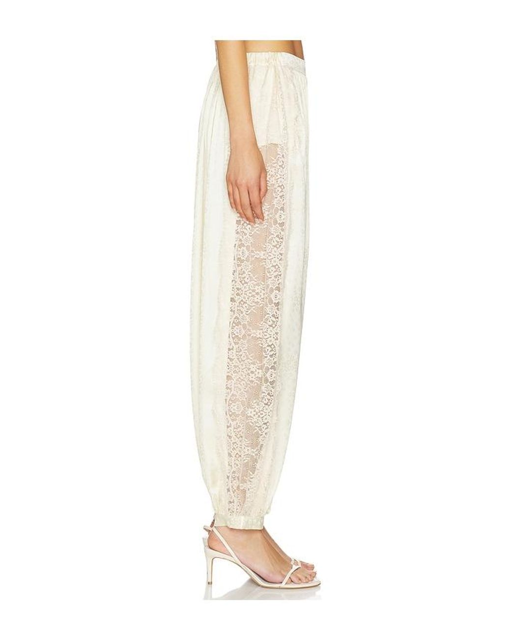 Sea White Ethel Solid Bloomer Pants