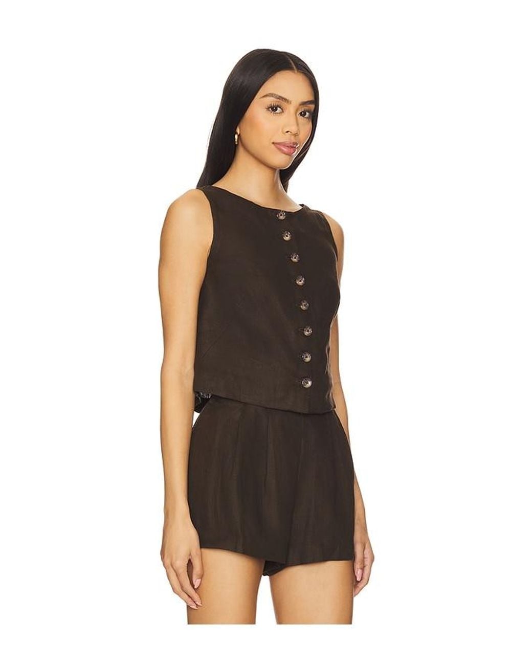 Faithfull The Brand Black Elia Top