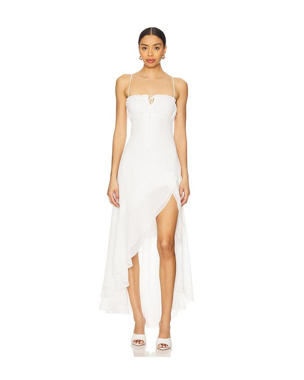 Amanda Uprichard White Odelia Maxi
