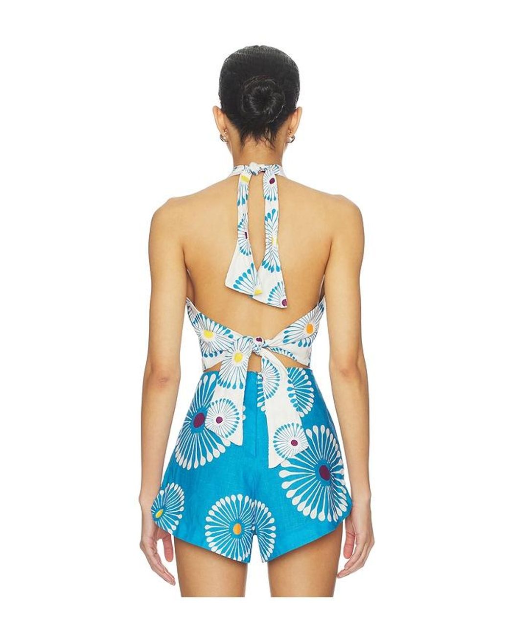 Cala De La Cruz Blue Ivy Top