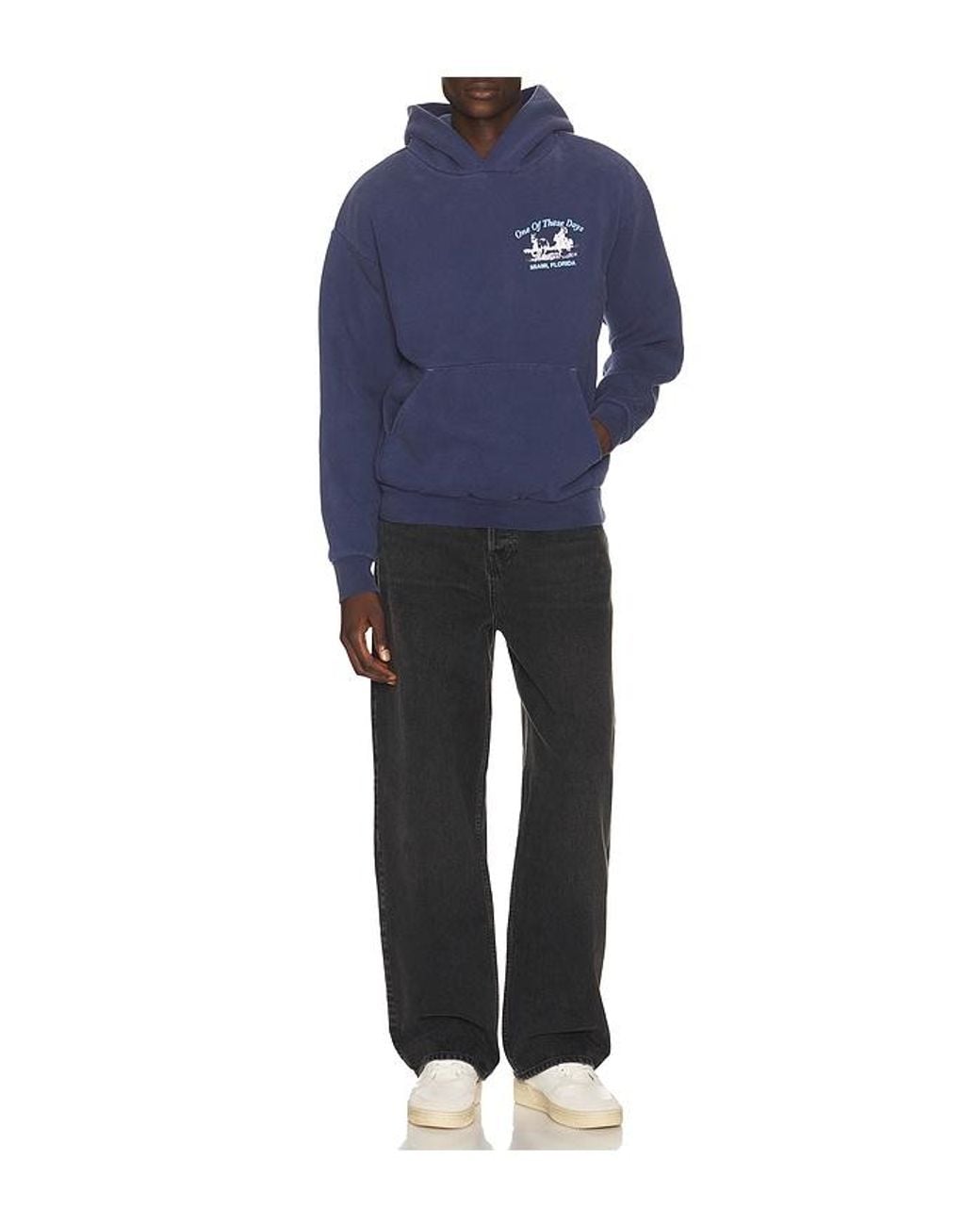 One Of These Days Blue X Revolve X Fwrd Miami Design 24 Hoodie for men
