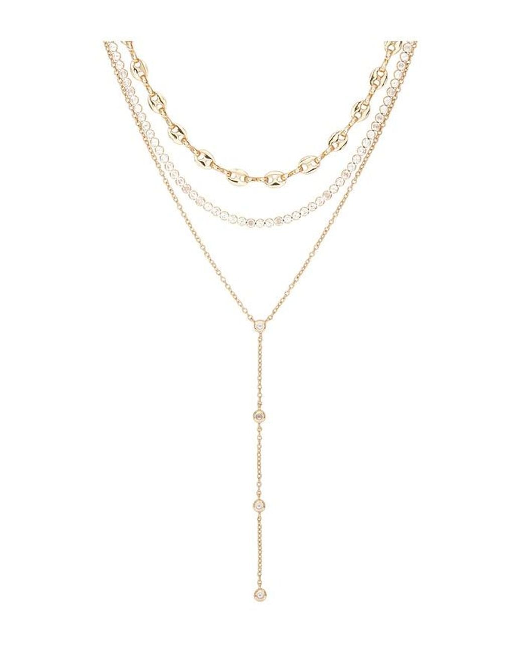 BaubleBar Metallic Halskette Cataline