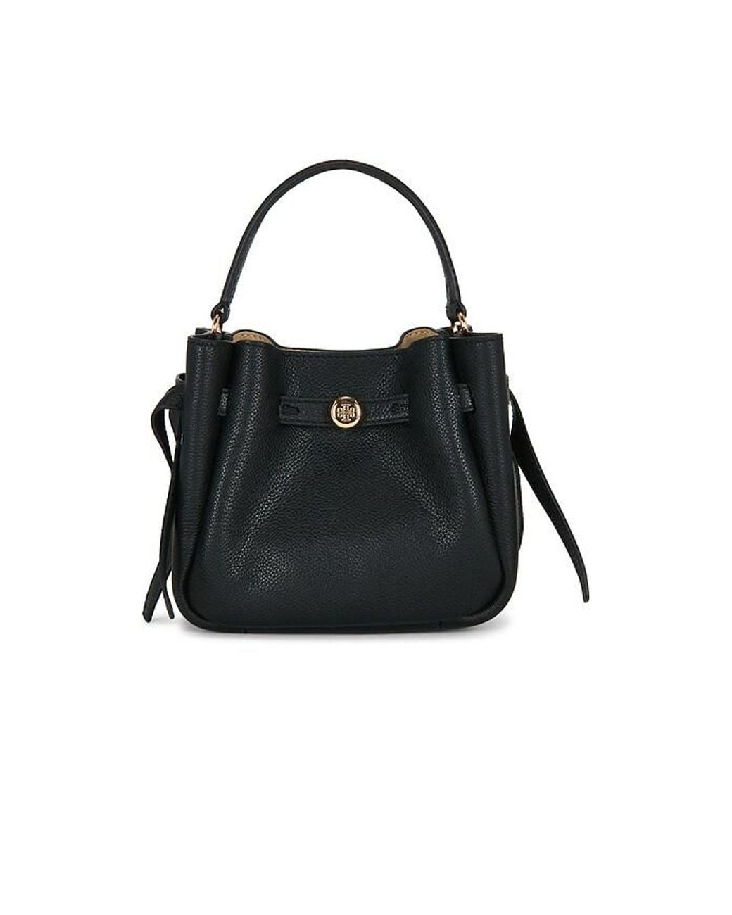Tory Burch Black Romy Mini Bucket Bag