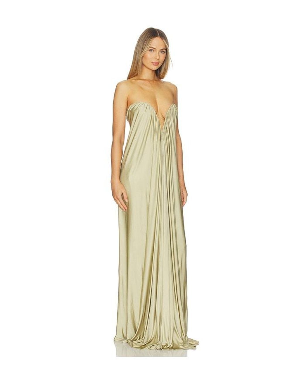 Ilkyaz Ozel Metallic Olivienne Dress