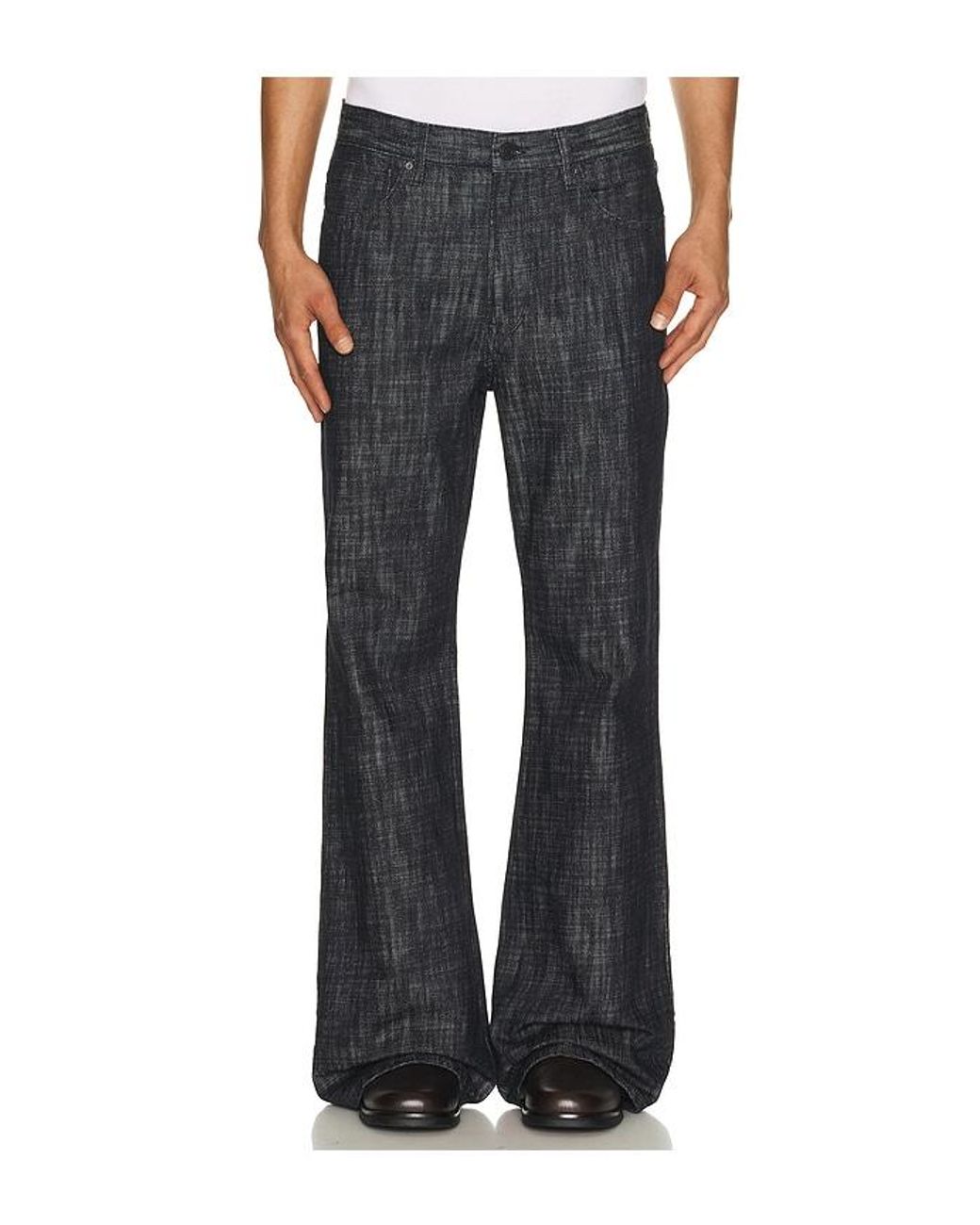 Hudson Black Hendrix Flare Jean for men