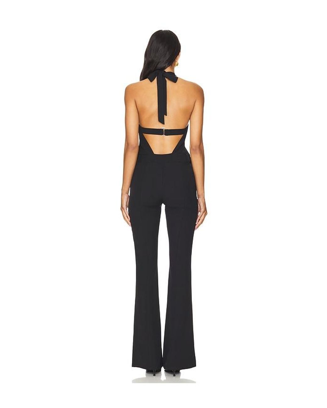superdown Blue Johnalyn Low Back Jumpsuit