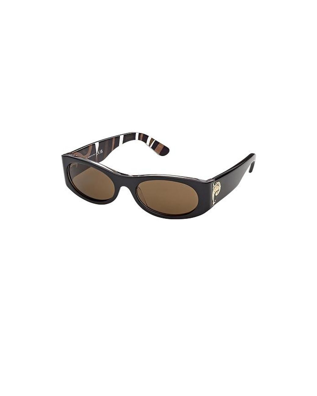 Emilio Pucci Multicolor Oval Sunglasses