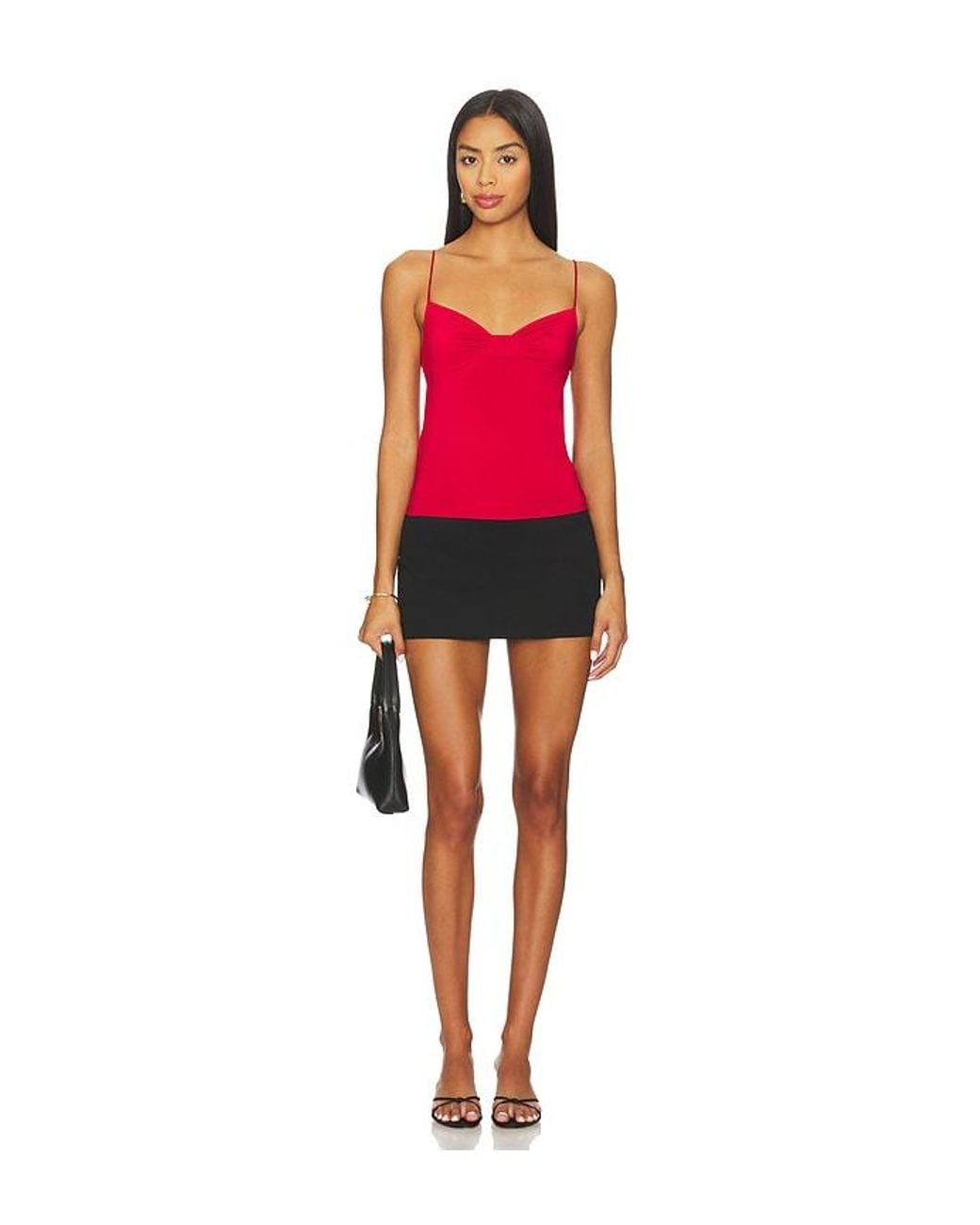 Free People Red My Way Triangle Cami