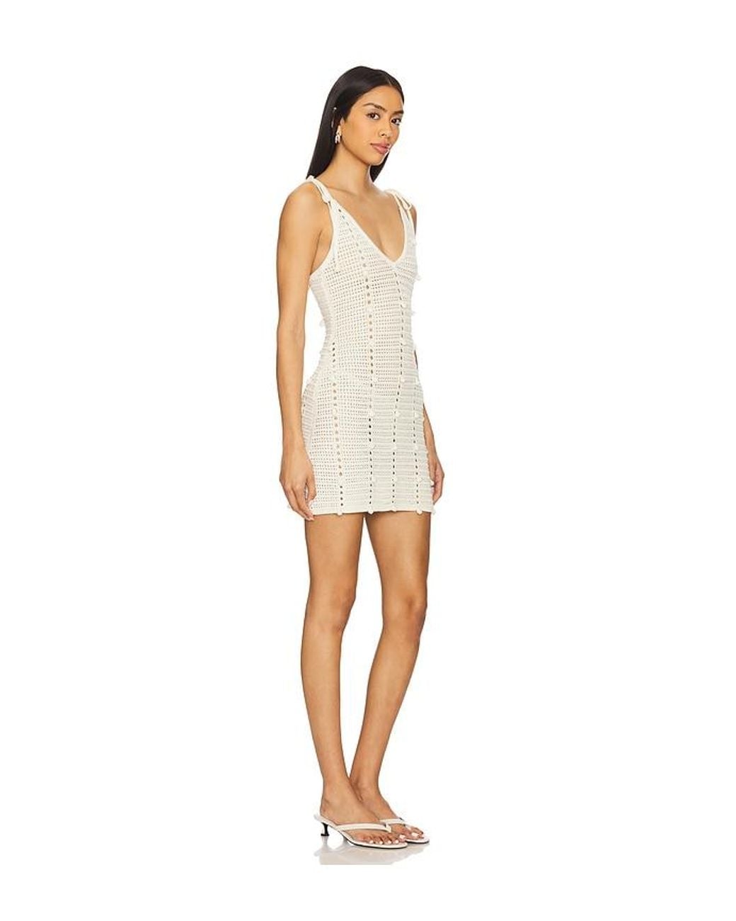 Devon Windsor White Kleid Katherine