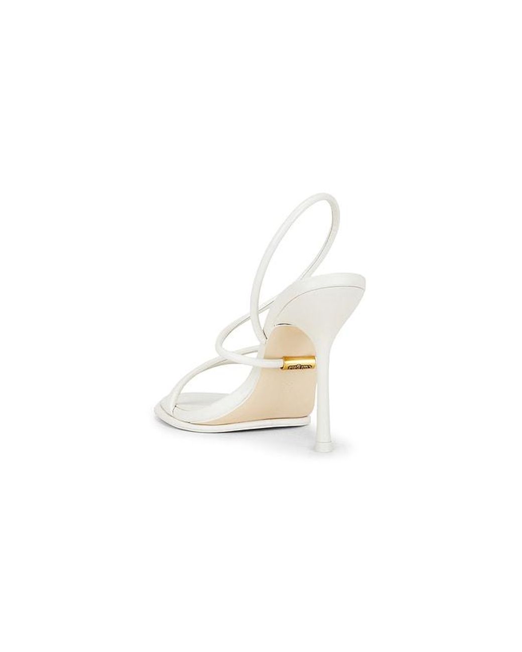 Cult Gaia White Candace Sandal