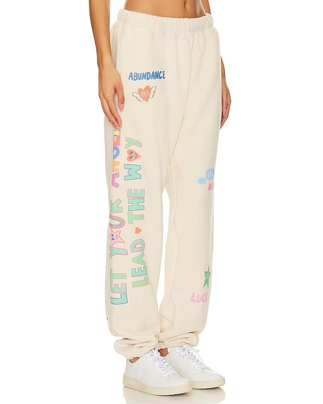 The Mayfair Group Natural Angels All Around You Sweatpants