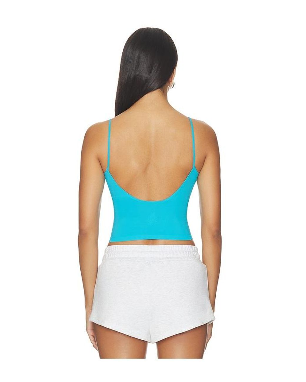 Free People Blue Round Two Skinny Strap Tank