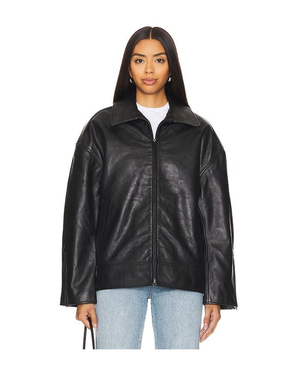 GRLFRND Black Alek Leather Jacket