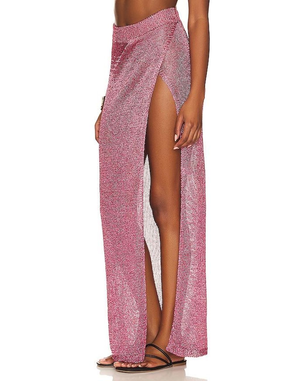 Falda Keva En Color Rosado Talla (También En L, S, Xs) superdown de color Red