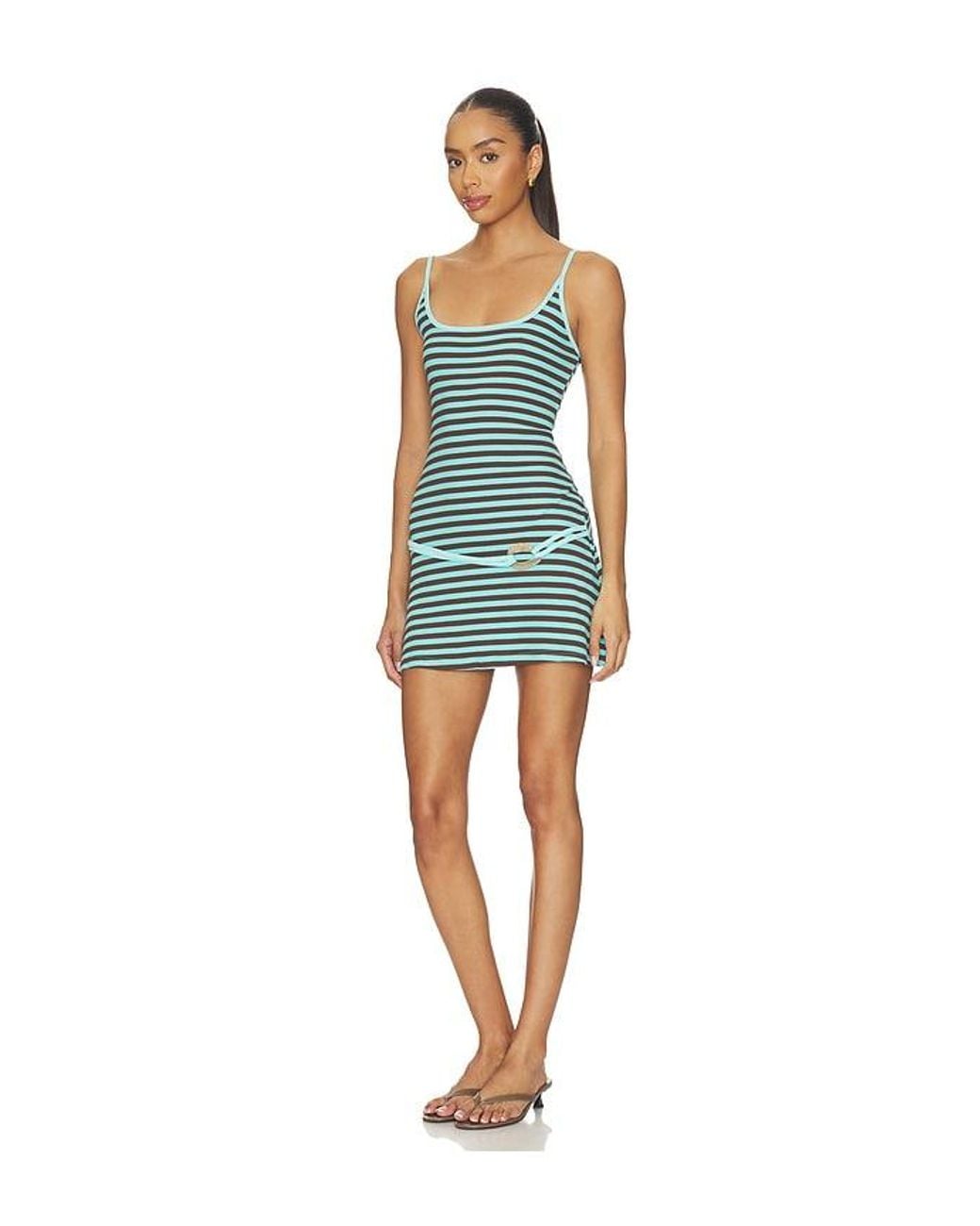 Tiger Mist Blue Celeste Mini Dress
