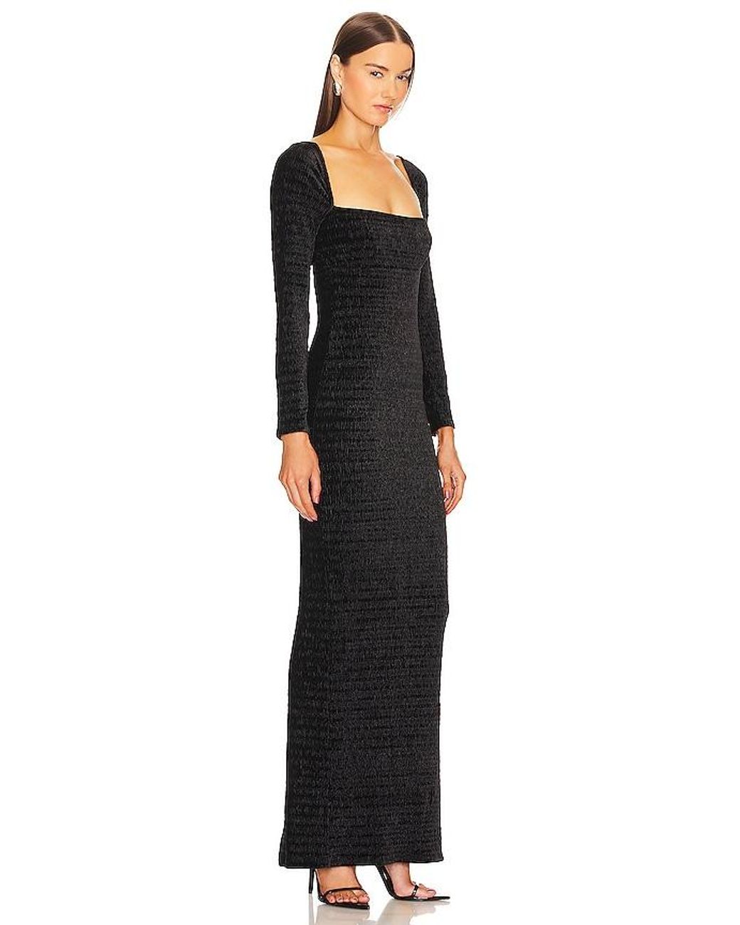 Michael Costello Black X Revolve Loretta Gown
