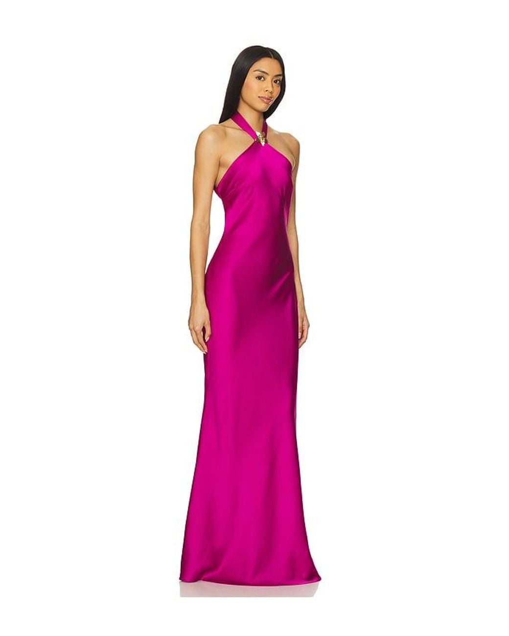 Runaway the Label Pink Chara Maxi Dress