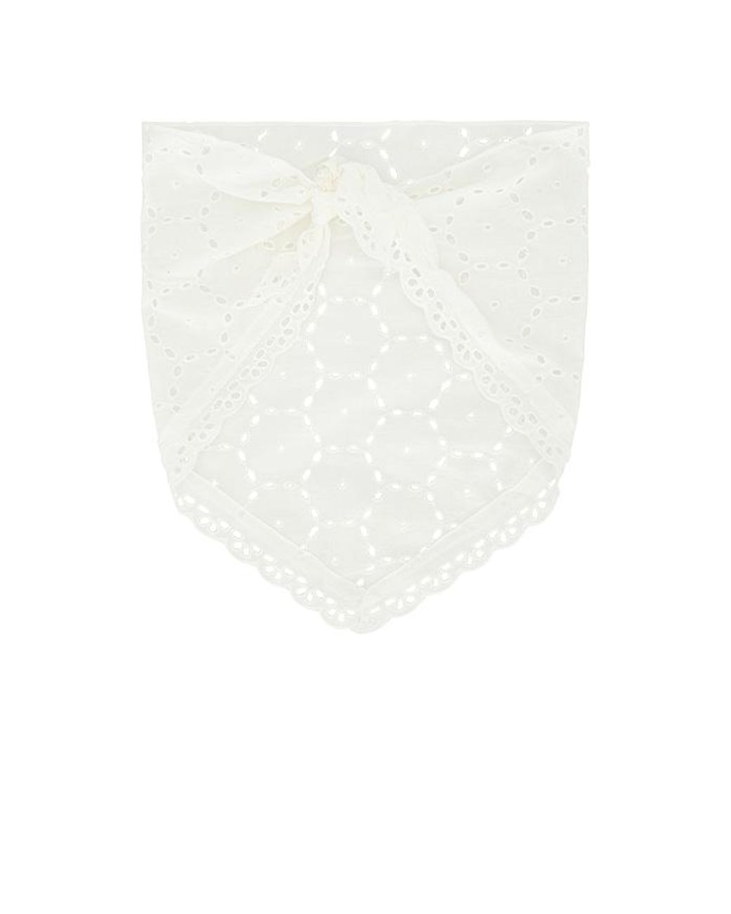 Lovers + Friends White Paloma Triangle Scarf