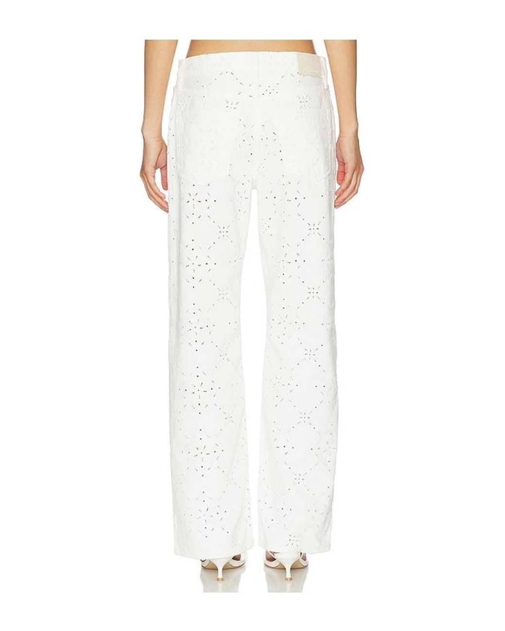 Citizens of Humanity White Lindz Easy Straight Jeans