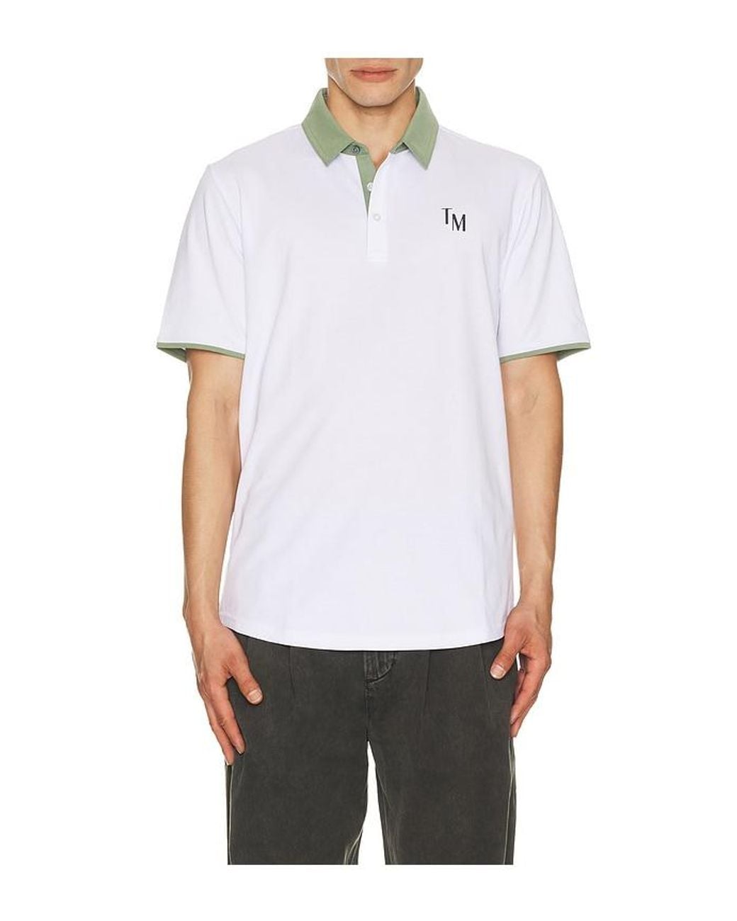 Travis Mathew White Energy Polo for men