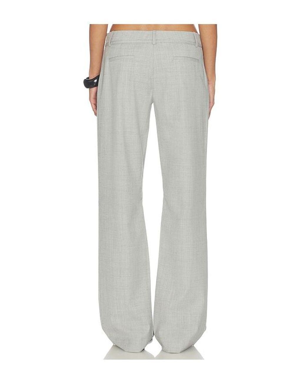 St. Agni White 90S Belt Minimal Pants