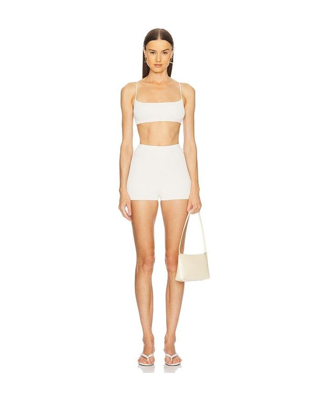 L'academie White 'Academie Viv Knit Bralette