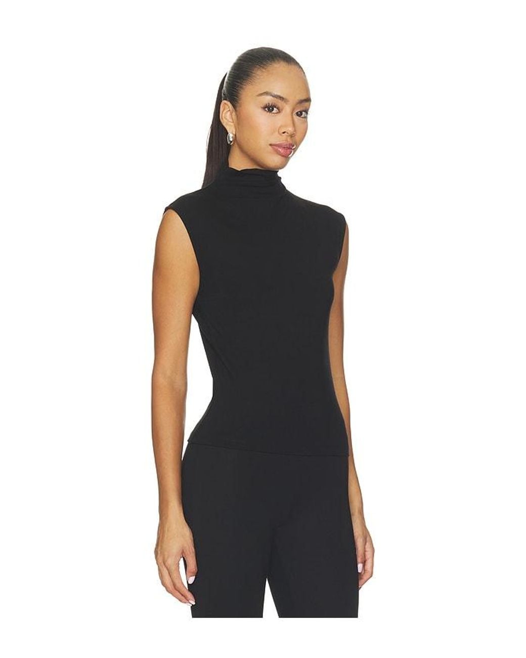 Sold Out NYC Black The Mock Neck Top