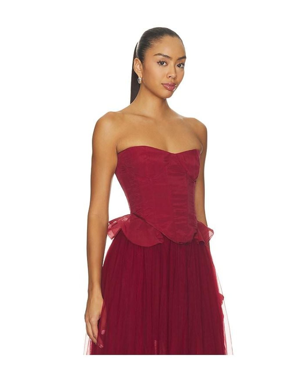 V. Chapman Red Cassandra Top