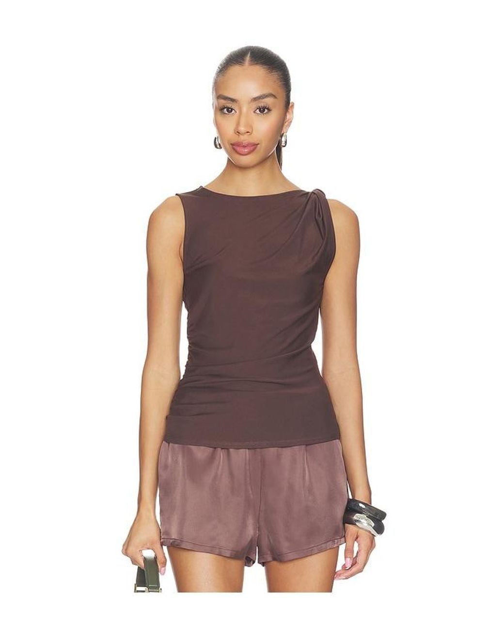 Veronica Beard Brown Otessa Top