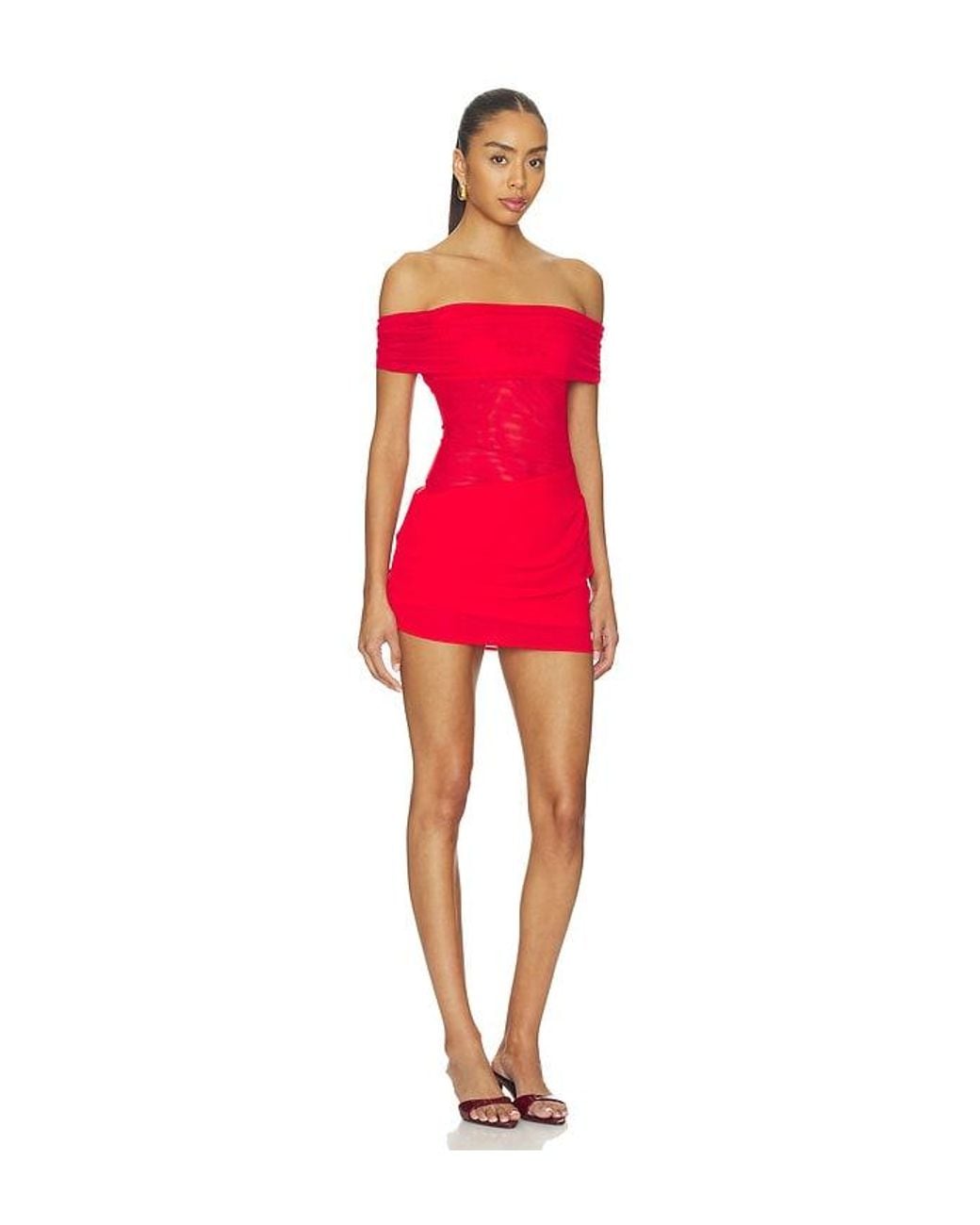 superdown Red Solene Mini Dress