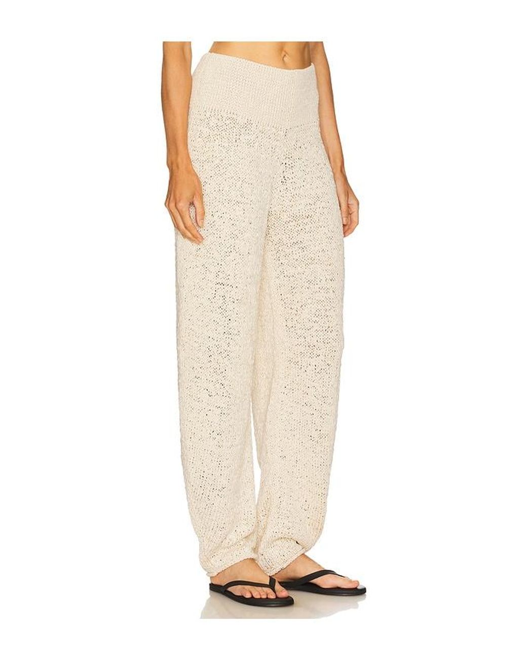 Helsa White Janize Knit Pant