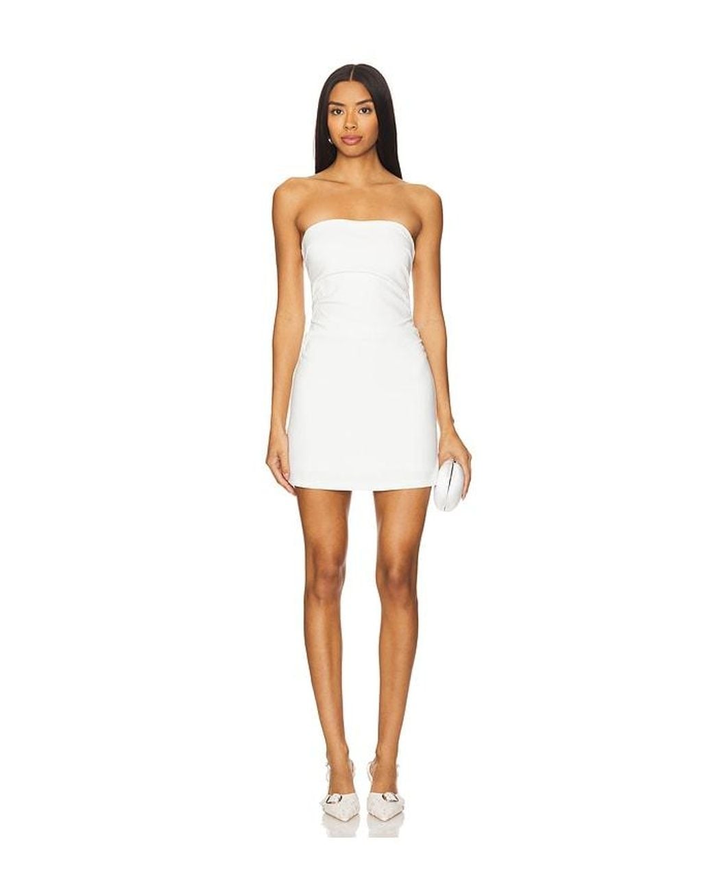 ROBE TESSA en White superdown