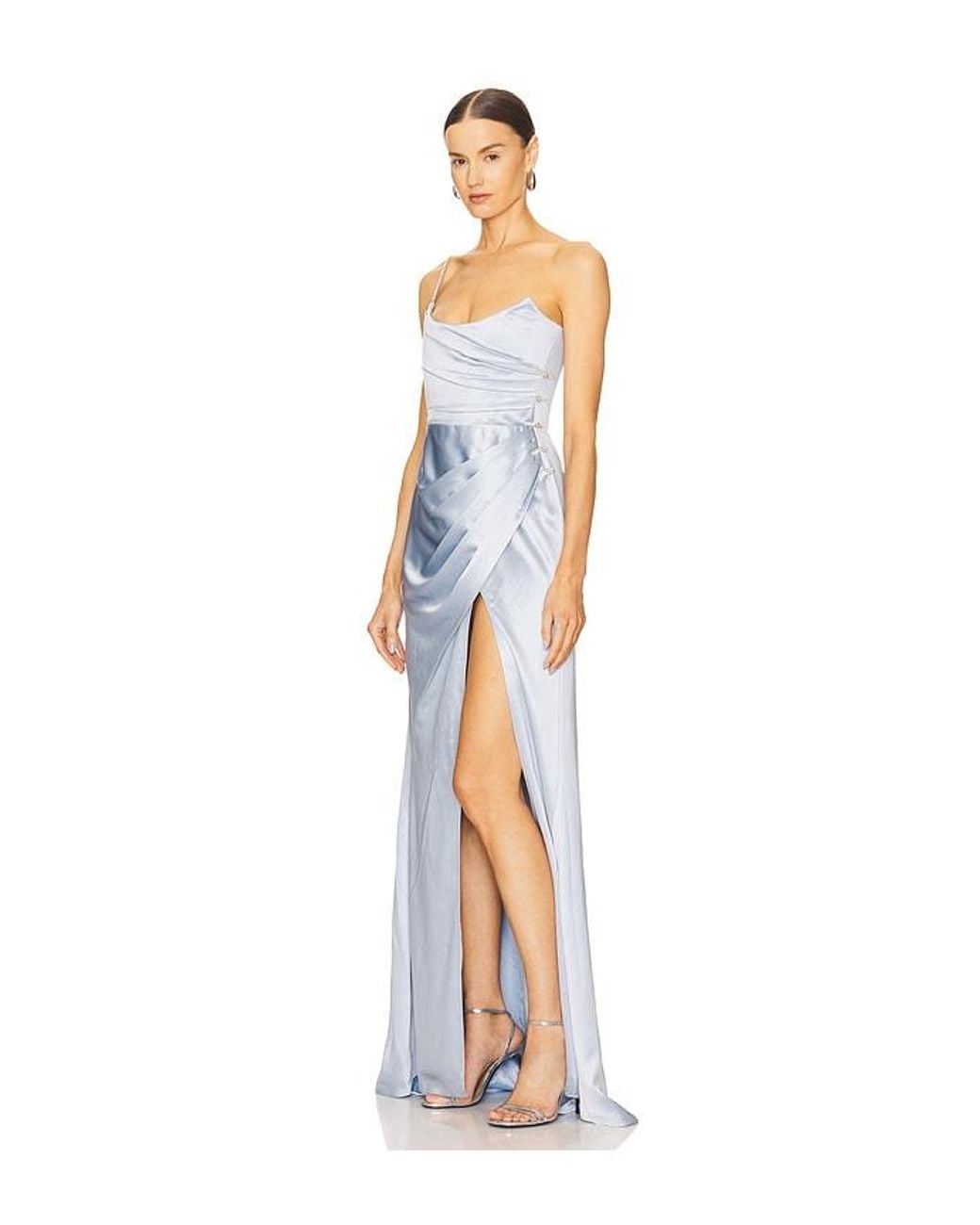 SAU LEE Blue Pasha Gown