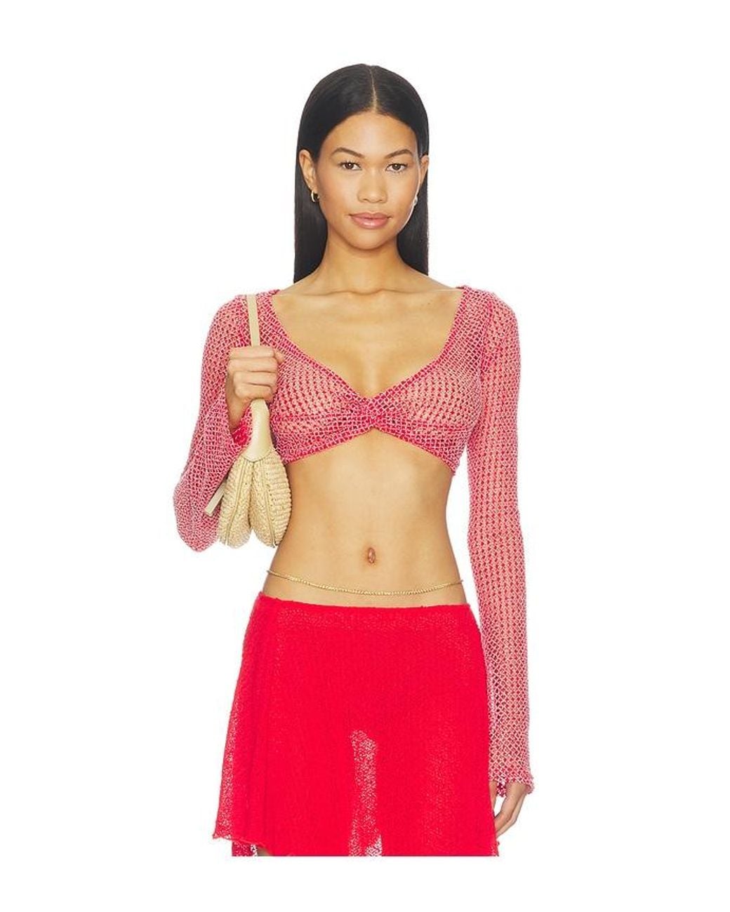 Lovers + Friends Red Rosario Top