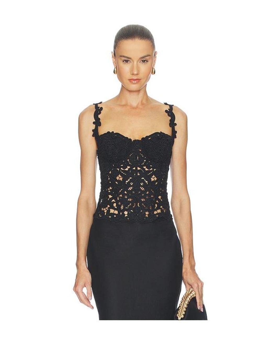 Cult Gaia Black Zaire Top
