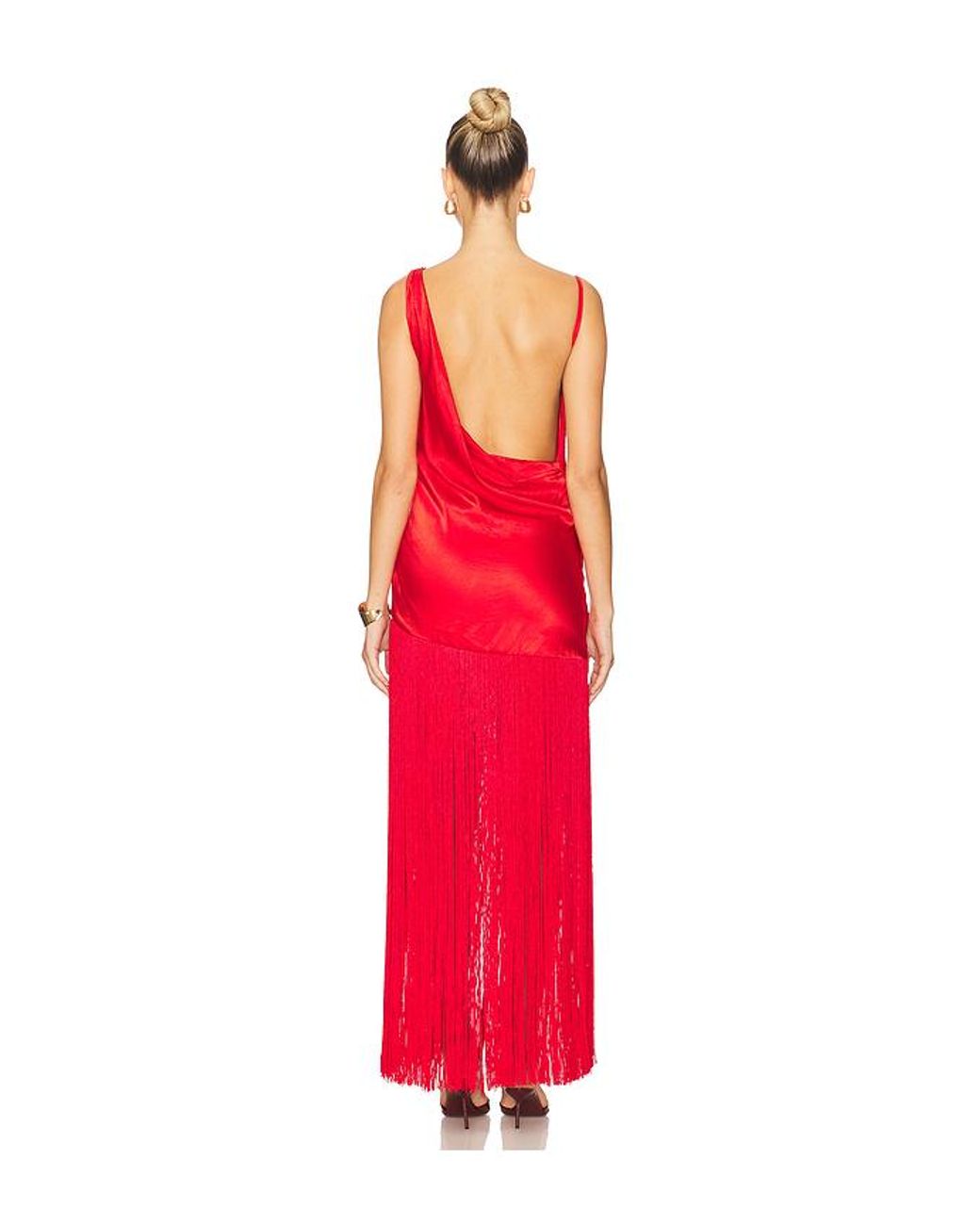 Deme by Gabriella Red Rosetta Dress