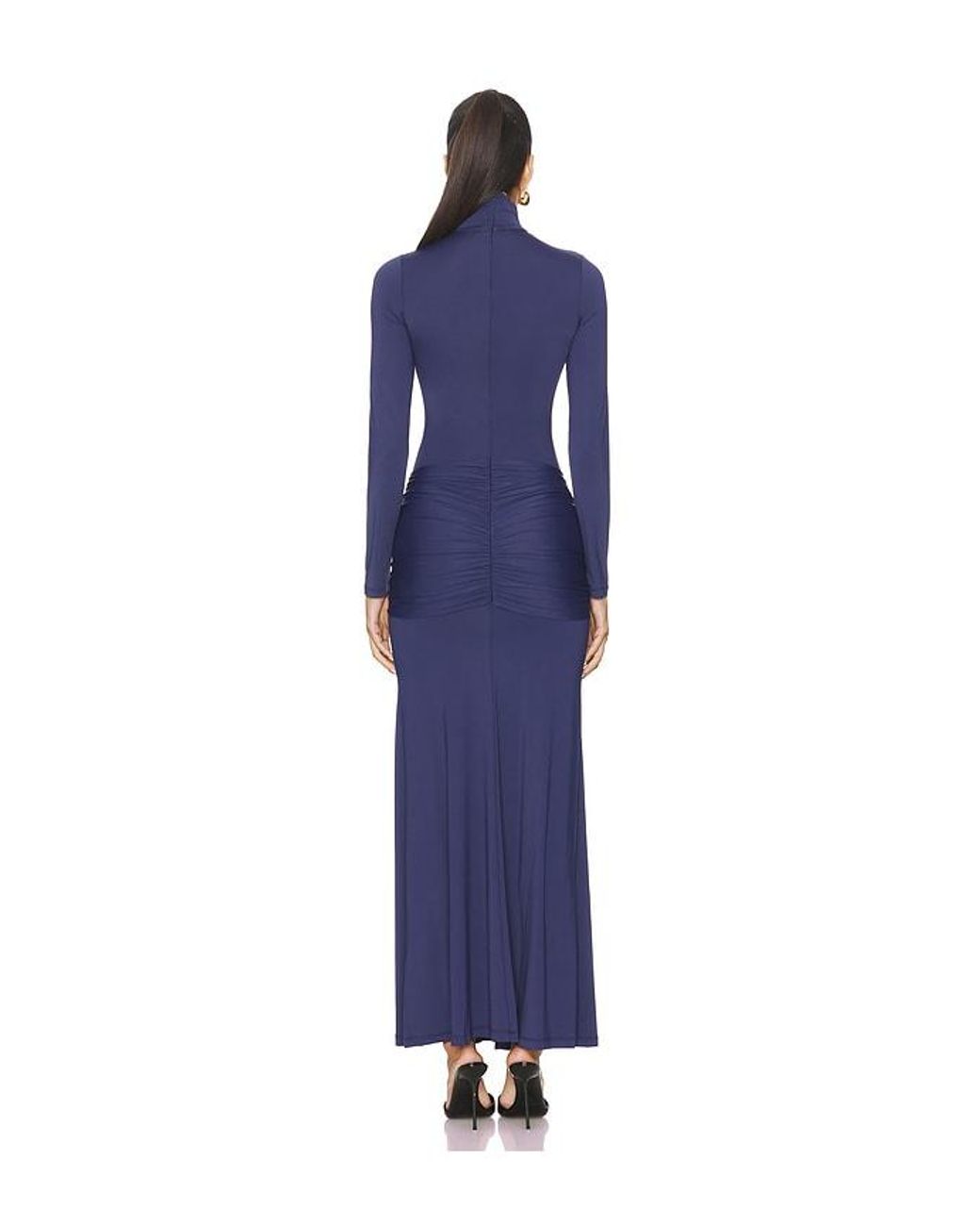 Bardot Blue Alix Maxi Tie Front Dress