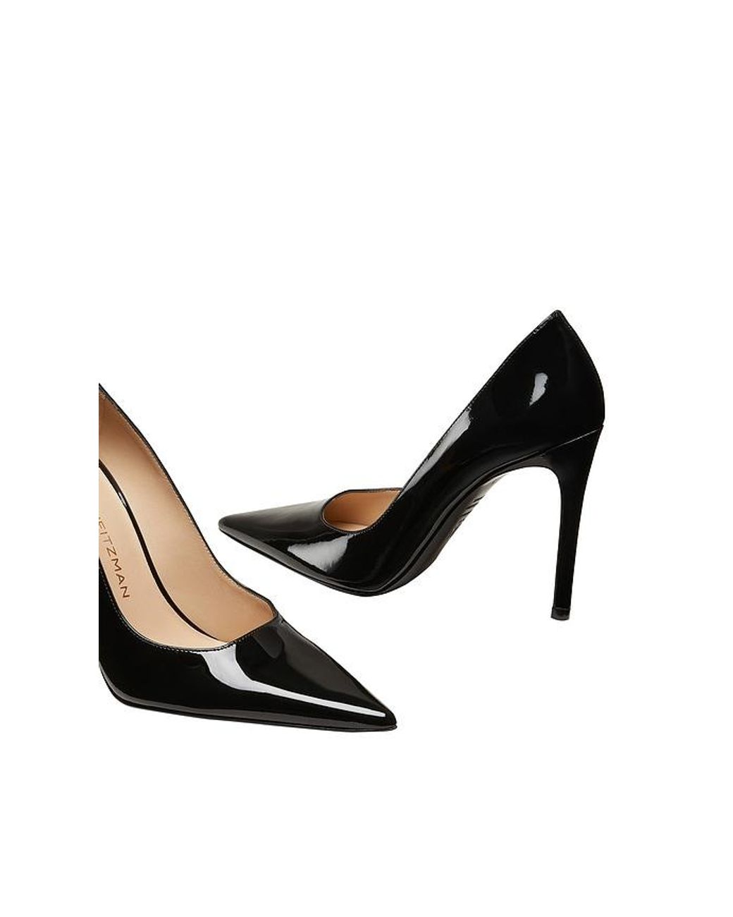 Stuart Weitzman Black Stuart Power 100 Pump