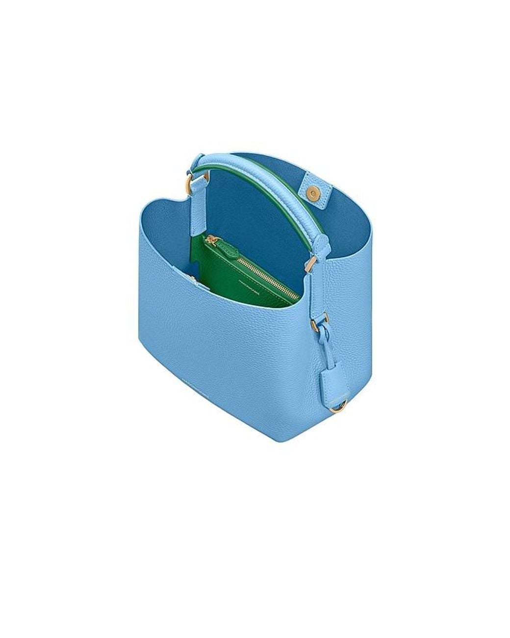MAISON de SABR Blue The Mini Bucket Bag