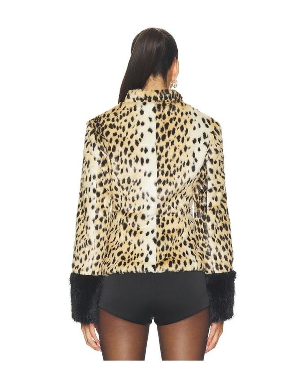 MORE TO COME Multicolor Alivia Faux Fur Jacket